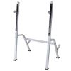 Workout Bench with Weight Rack, Barbell and Dumbbell Set 198.4 lb