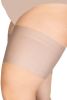 Women Elastic Thigh Bands Anti Chafing XX-Large Size Visone Color Prevent Thigh Rubbing Satin Lined Protector Anti Slip Silicone