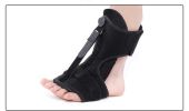 1pc Adjustable Foot Inversion Corrector; Plantar Fascia Foot Support Stabilizer; Night Splint Pain Relief