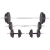 Workout Bench with Weight Rack, Barbell and Dumbbell Set198.4 lb