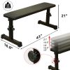 THE Flat Weight Bench for Strength Training W/ 5-Level Adjustable Height