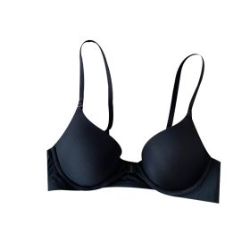 Smooth bra with boning (Color: BLACK)