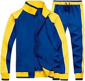 Women's 2 Pieces Tracksuits Casual Running Jogging Athletic Casual Outfits Full Zip Suit Gym Sports Sweatsuits (size: L)