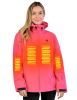 Heated Jacket for Women, ANTARCTICA GEAR Winter Coat with 12V 16000mAh Battery Pack, Soft Shell Heating Hood Jacket