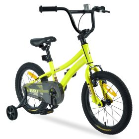 ZUKKA Kids Bike,16 Inch Kids' Bicycle with Training Wheels for Boys Age 4-7 Years,Multiple Colors (Color: as Pic)