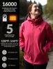 Heated Jacket for Women, ANTARCTICA GEAR Winter Coat with 12V 16000mAh Battery Pack, Soft Shell Heating Hood Jacket