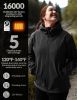 Heated Jacket for Women, ANTARCTICA GEAR Winter Coat with 12V 16000mAh Battery Pack, Soft Shell Heating Hood Jacket