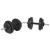 Barbell and Dumbbell Set 198.4 lb