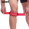 Aolikes 1pc Adjustable Knee Strap; Patellar Tendon Pressurized Protector; Support Slider Pad Guard For Badminton Running